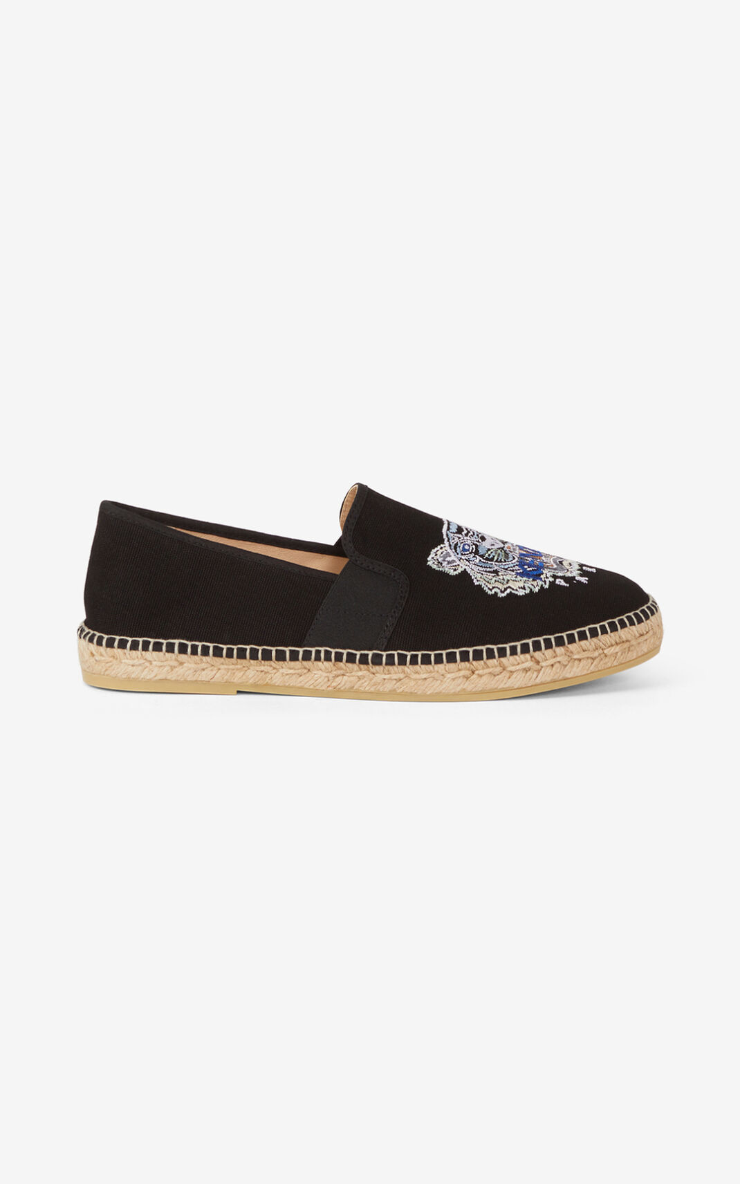 Kenzo Elasticated Tiger Espadrile Muške - Crne - Hrvatska HVPDUG930